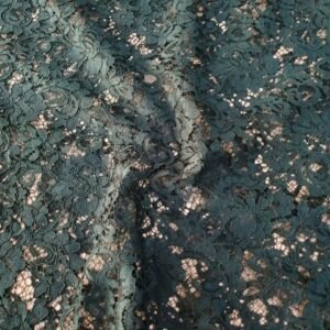 Green Blue Corded Lace