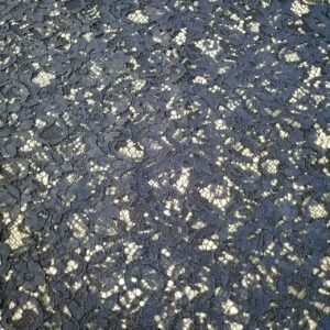 Navy Blue Corded Lace