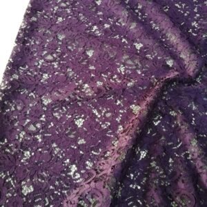 Purple Corded Lace